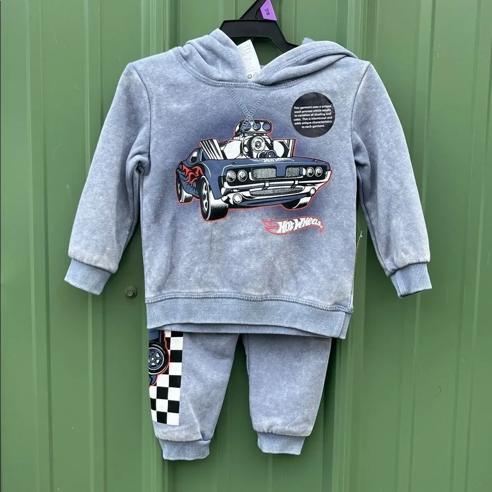 Graphic Hoodies & Pants 4, 2-Piece Sets & Button Down Shirt & Jeans Size 12M